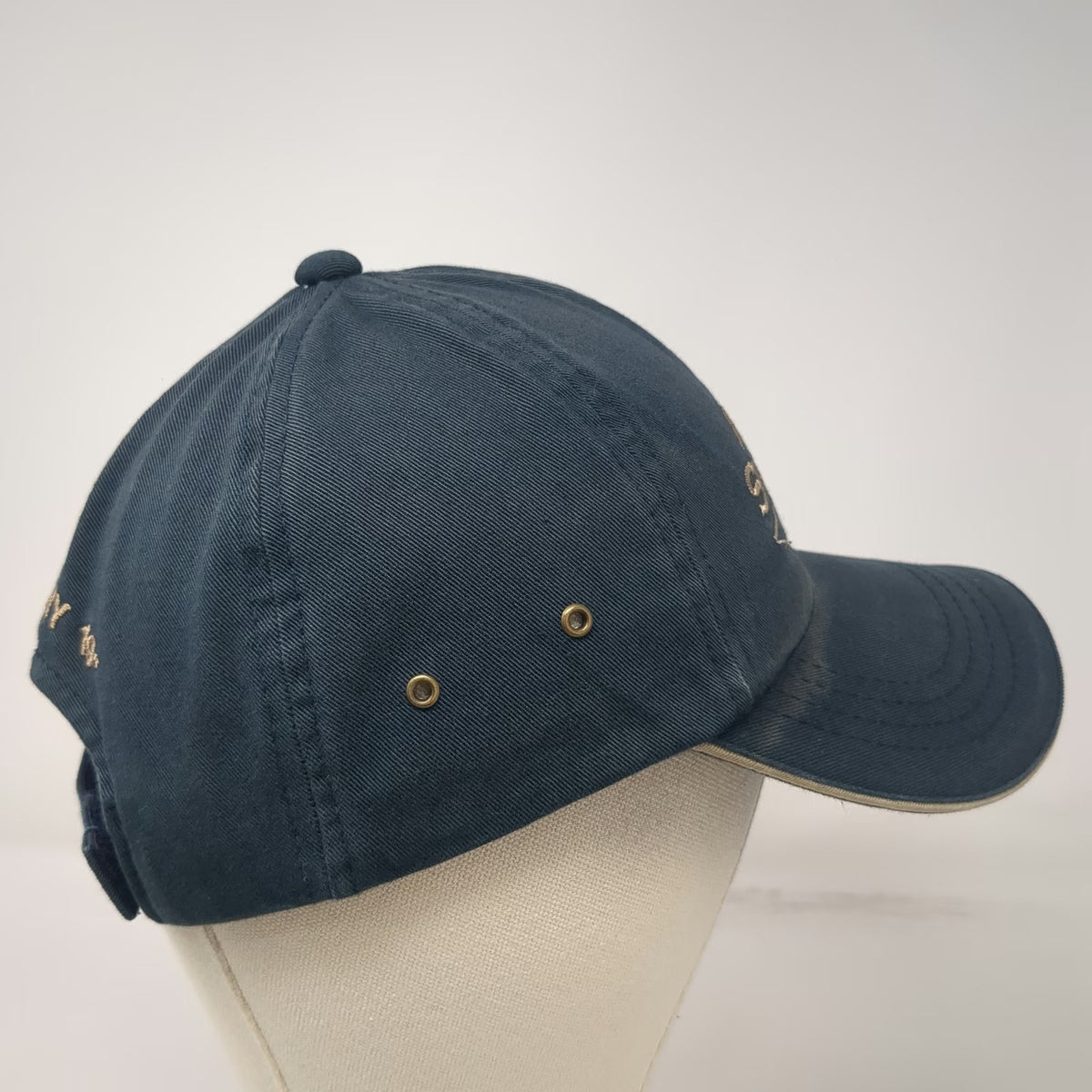 Stone Ridge Golf Club Baseball Cap Blue One Size Embroidered Logo Strapback Hat