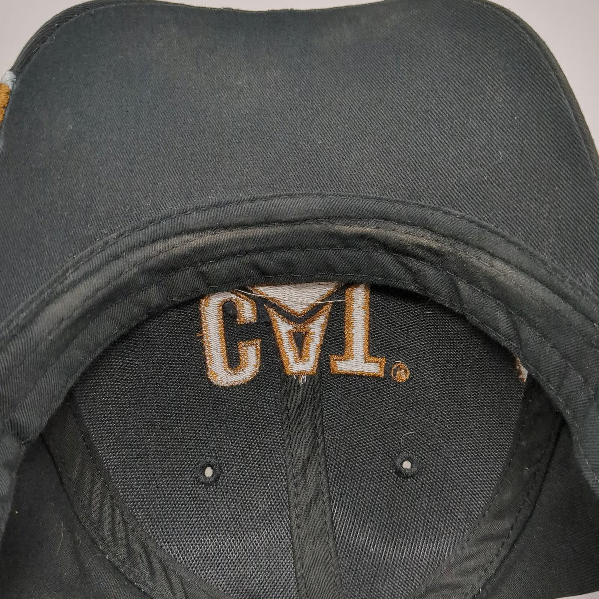 CAT Baseball Cap Black One Size Strapback Western States Equipment Logo Hat