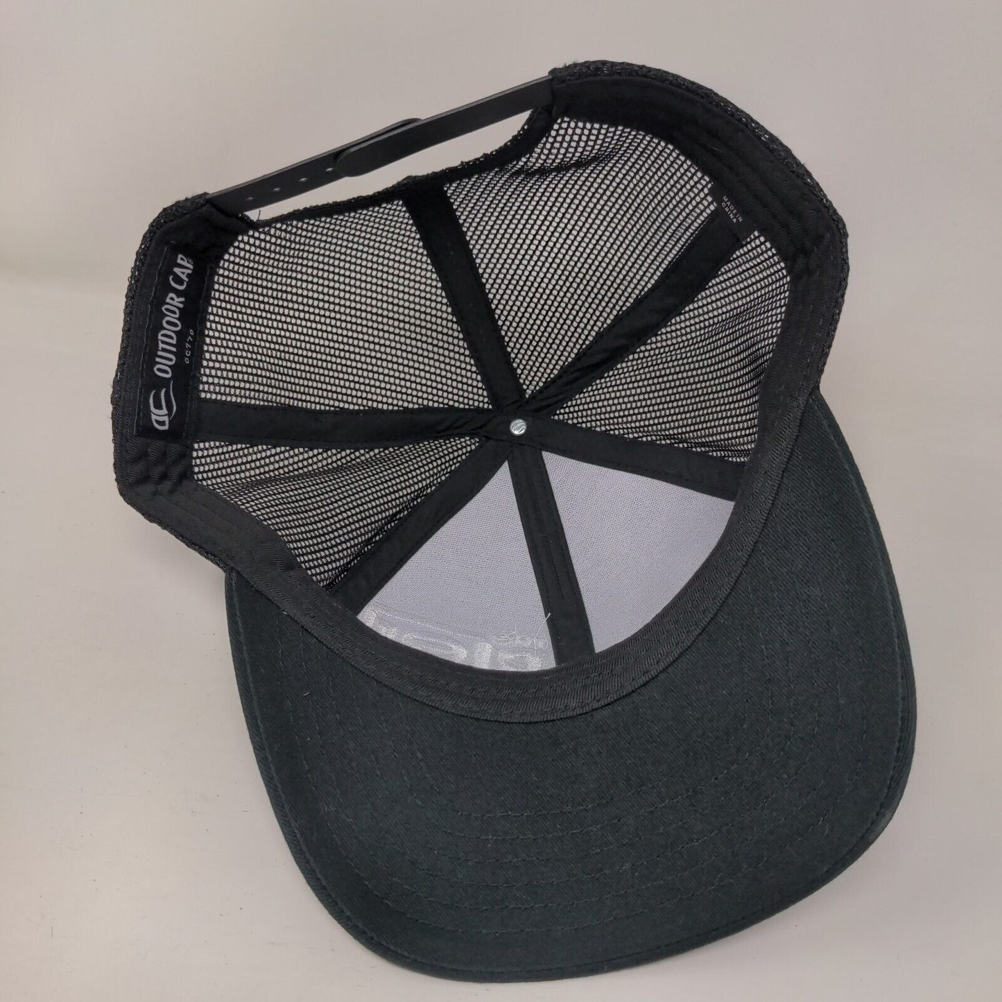 The Ries Brothers Snapback Mesh Back Trucker Hat Black Adult Outdoor Cap