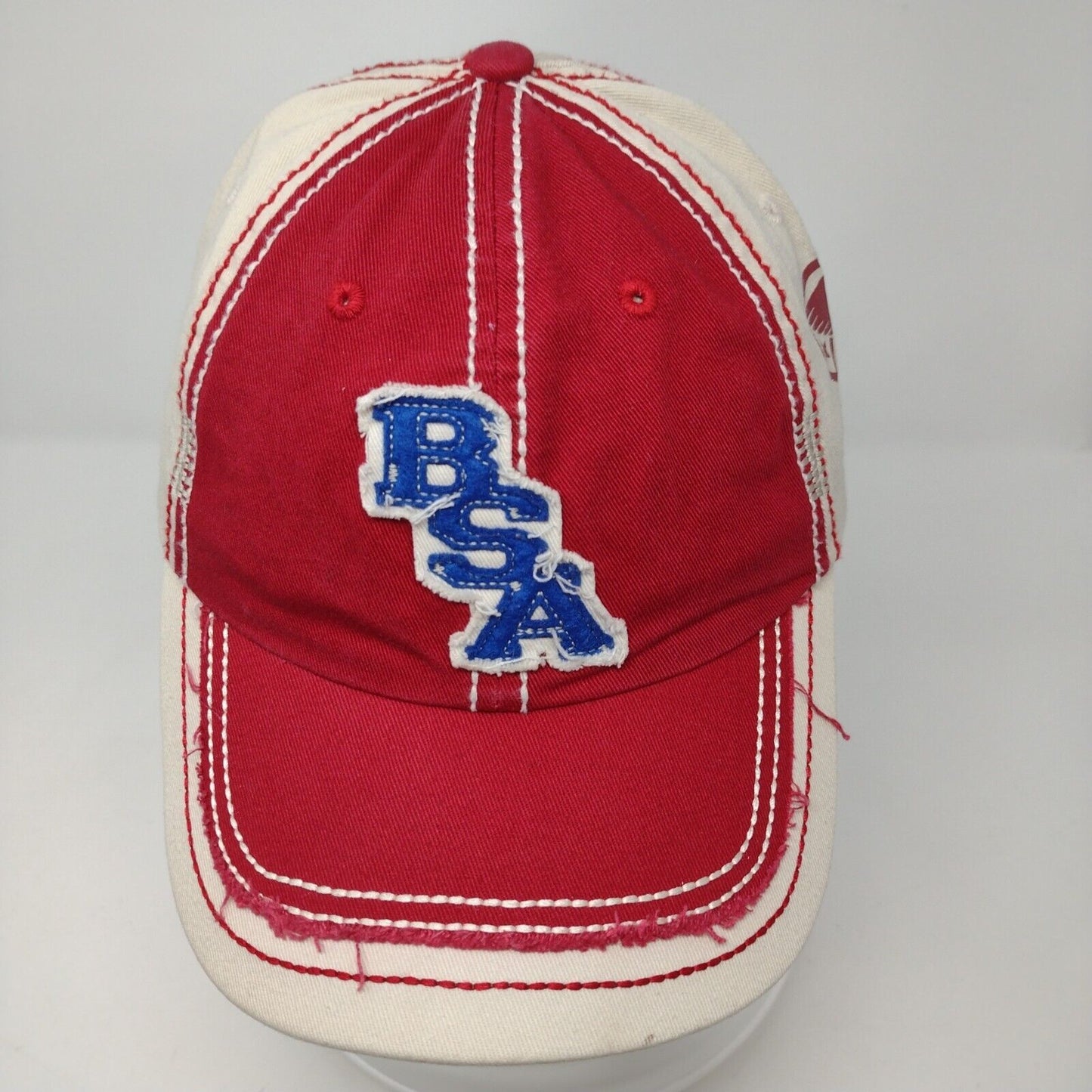 BSA Boy Scouts of America Strapback Hat Multi OSFA Colorblock 6 Panel