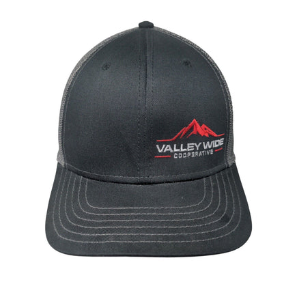 Valley Wide Cooperative Snapback Trucker Hat Black OSFM Mesh Back Otto