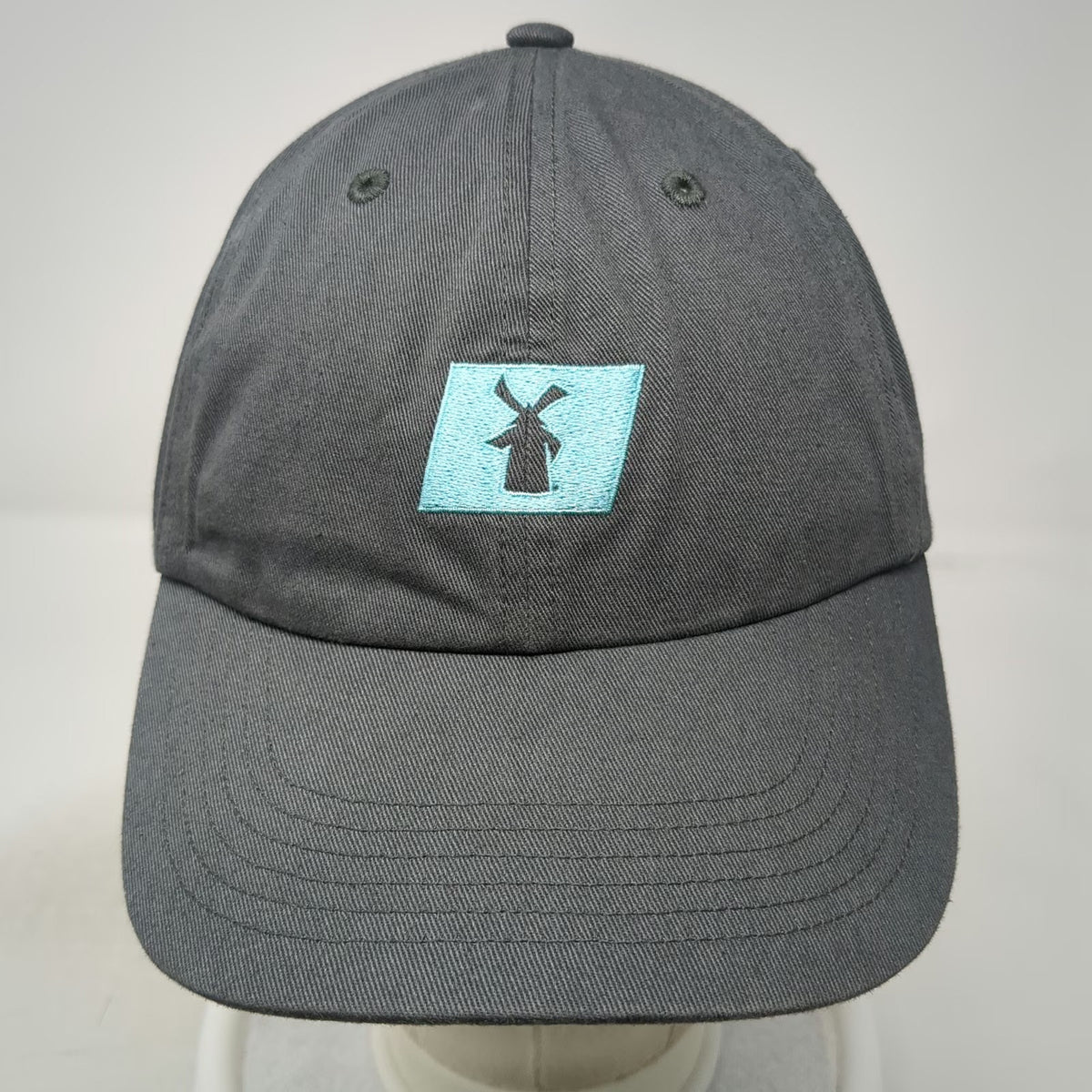 Gray Baseball Cap One Size Blue Windmill Cheers to the Wiseman Slideback Hat