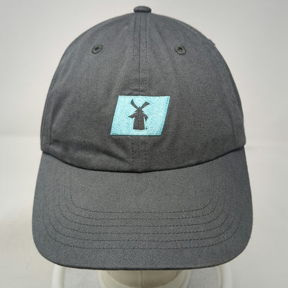 Gray Baseball Cap One Size Blue Windmill Cheers to the Wiseman Slideback Hat