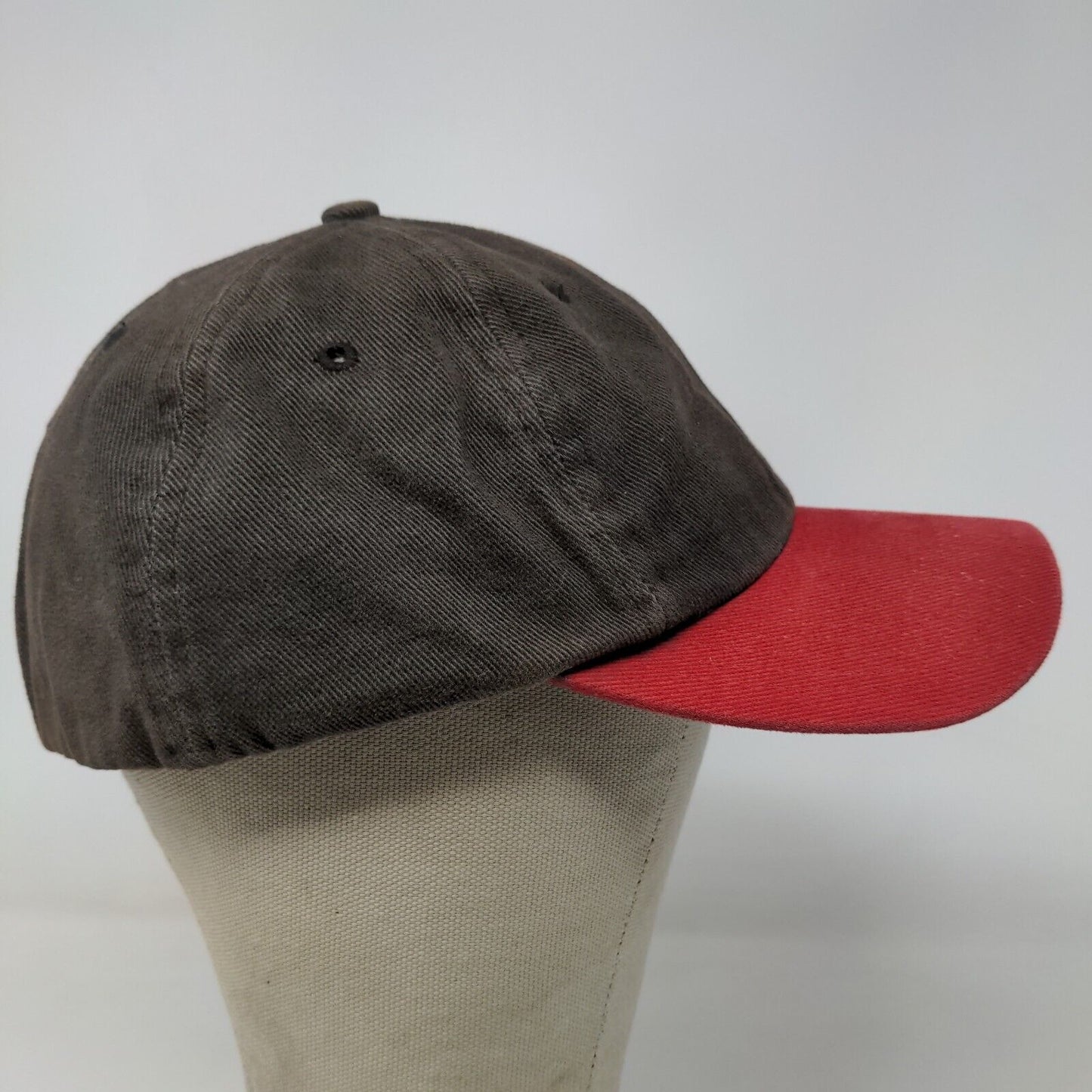 Nike Men's Fitted Hat Black Red Size 7 3/8 Embroidered Logo H9WDI Cotton