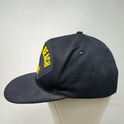 California Headwear Snapback Hat Blue One Size USS Long Beach CGN-9 Made in USA