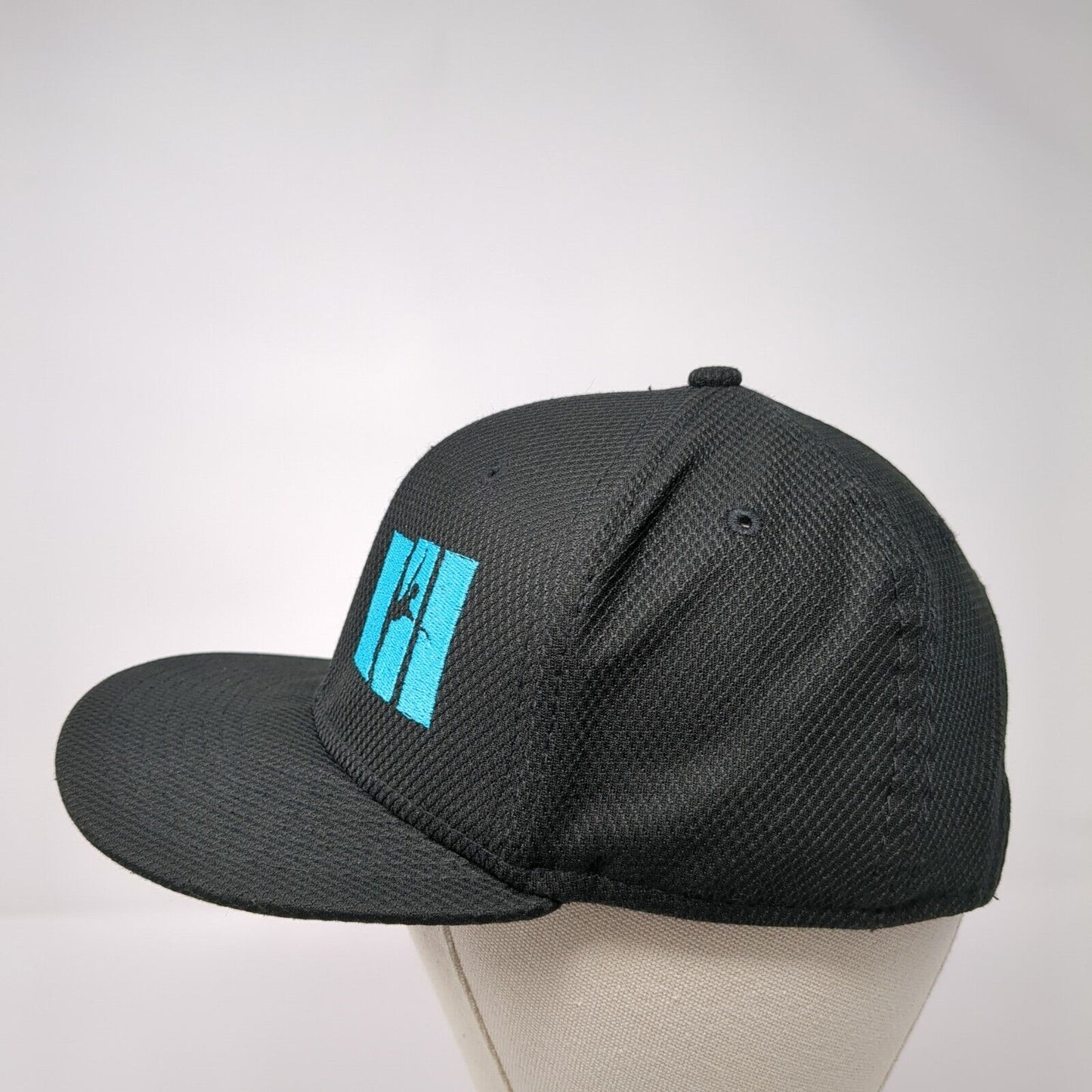 New Era Snapback Hat Black Youth One Size Adjustable Embroidered