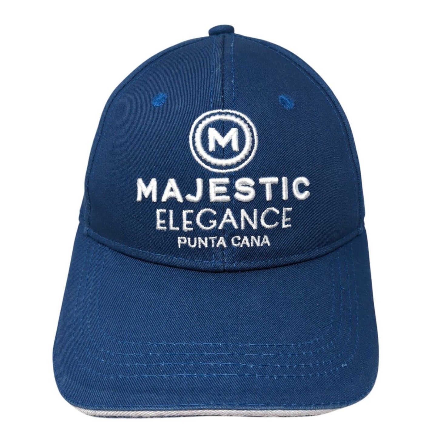 Majestic Elegance Punta Cana Slideback Baseball Cap Blue OS Adjustable 6 Panel