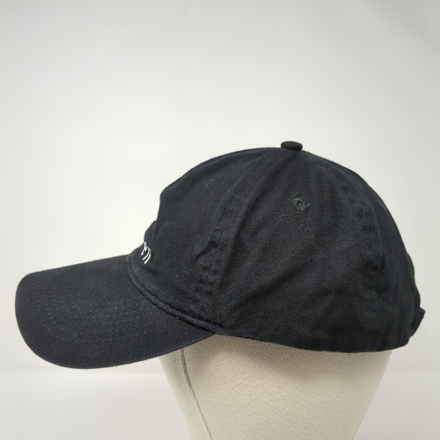 Eleven Slideback Hat Black One Size Solid Embroidered Port & Company