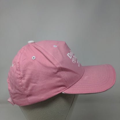 DeLuca Toyota Strapback Hat Pink One Size Adjustable Vent Holes Cobra