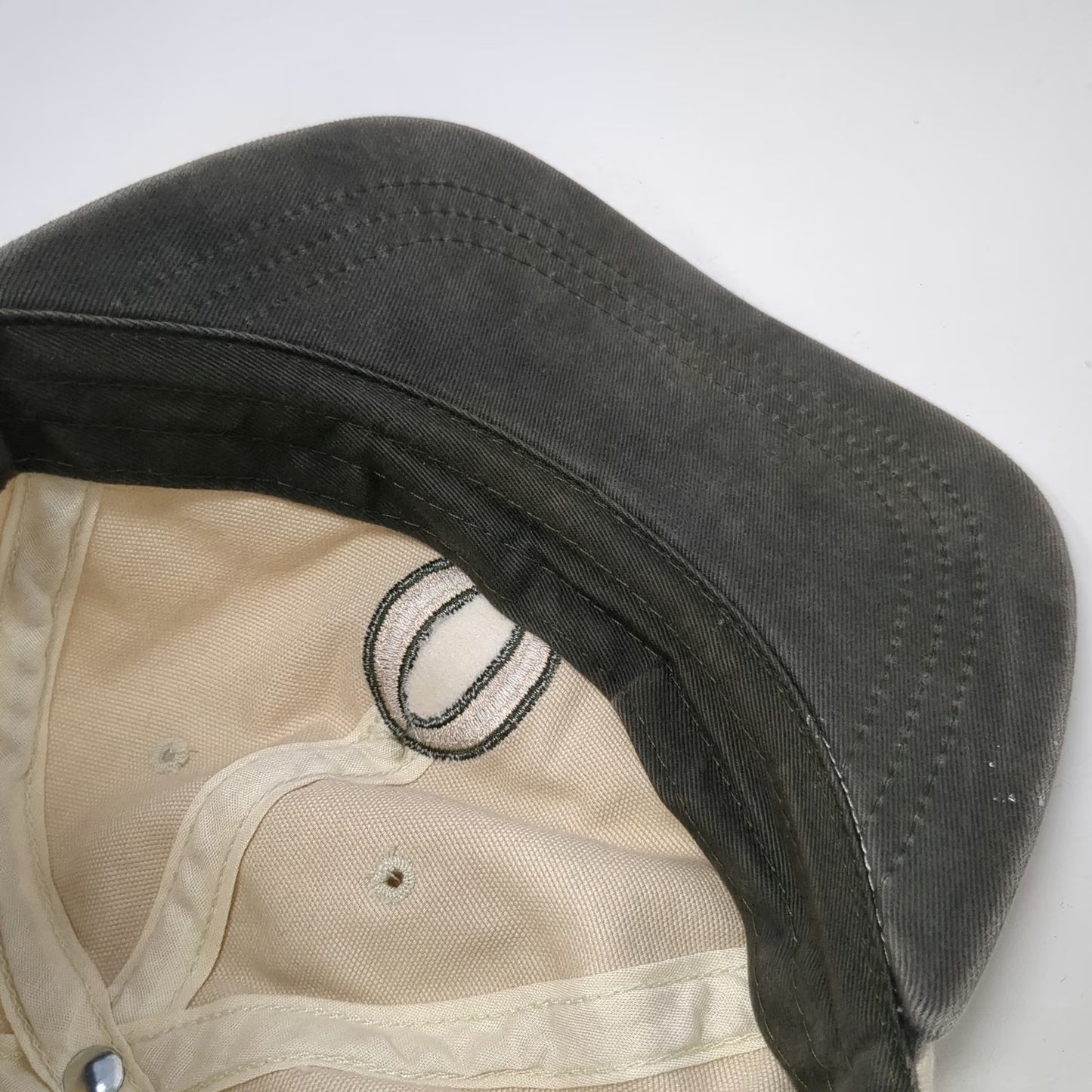 Orvis Baseball Cap Beige Vintage Sporting Traditions Embroidered Slideback Hat