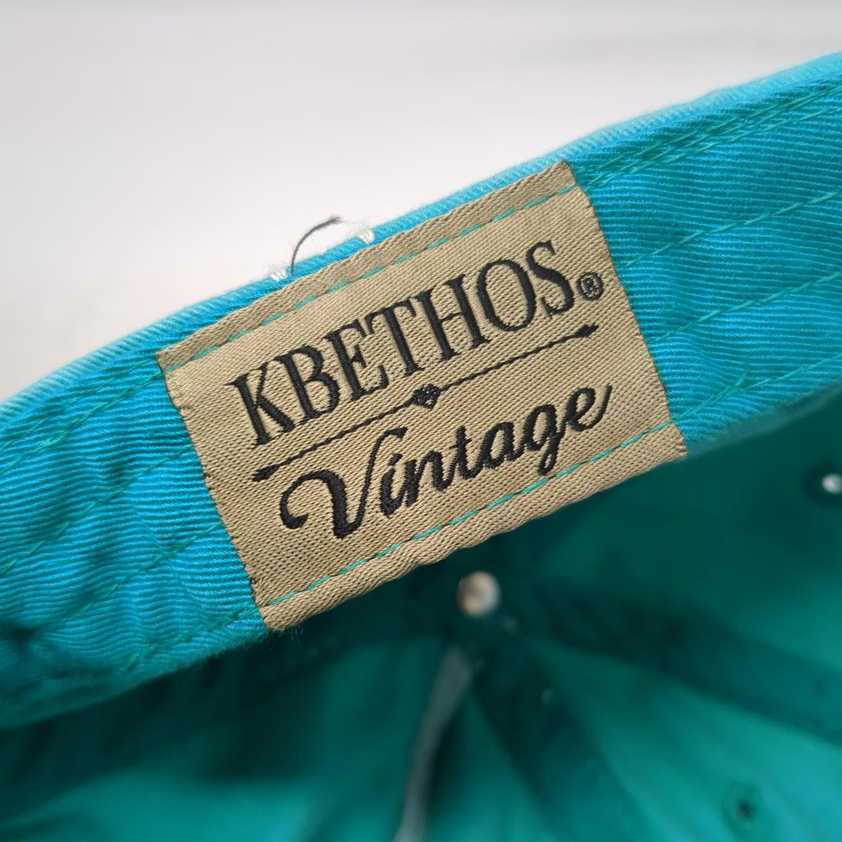 KBETHOS 5 Panel Blue OSFM Cactus Frayed Strapback Hat Southwest Serape Stitch