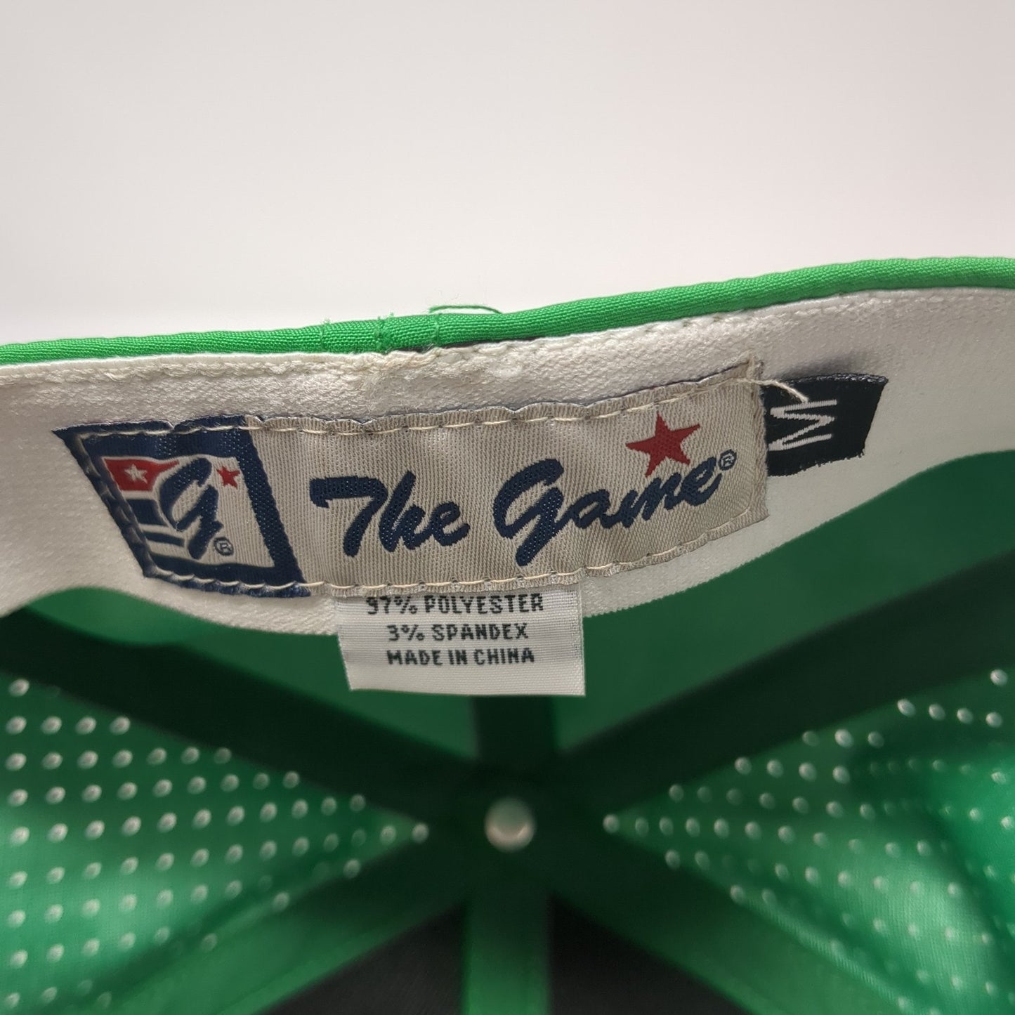 BBA Claws Fitted Hat Green Medium Embroidered Logo Laser Cut The Game