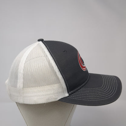 Port Authority Trucker Hat Gray One Size Adjustable Mesh Back Embroidered