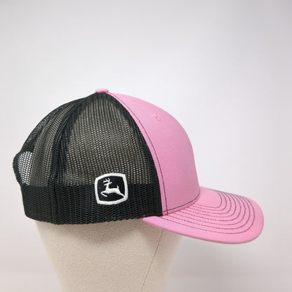Coastline Equipment Snapback Trucker Hat Pink OS Adjustable Mesh Back Richardson
