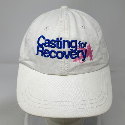 Sportsman Baseball Cap White One Size Casting for Recovery Fishing Pink Blue Hat