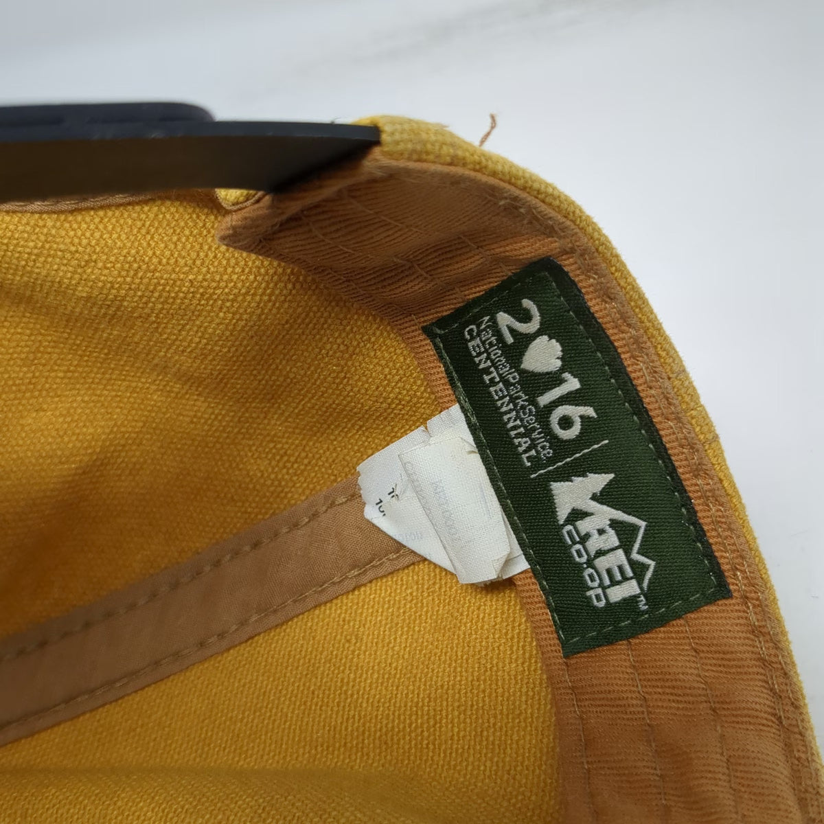 REI 5 Panel Yellow Hat One Size National Park Service Centennial Snapback Cotton