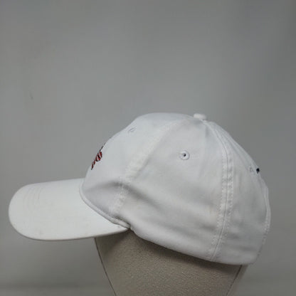 Patriotic Flower Slideback Hat White One Size Embroidered 6 Panel Tommy Bahama