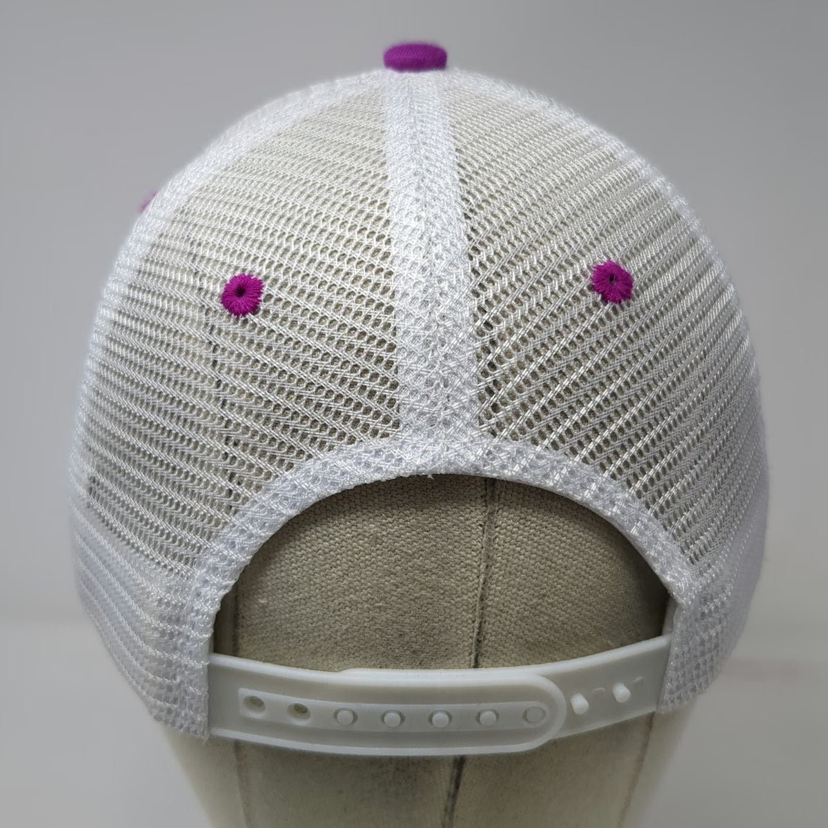 Buck's Bags Trucker Hat Pink One Size Farm Bureau Insurance Mesh Back Snapback