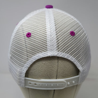 Buck's Bags Trucker Hat Pink One Size Farm Bureau Insurance Mesh Back Snapback