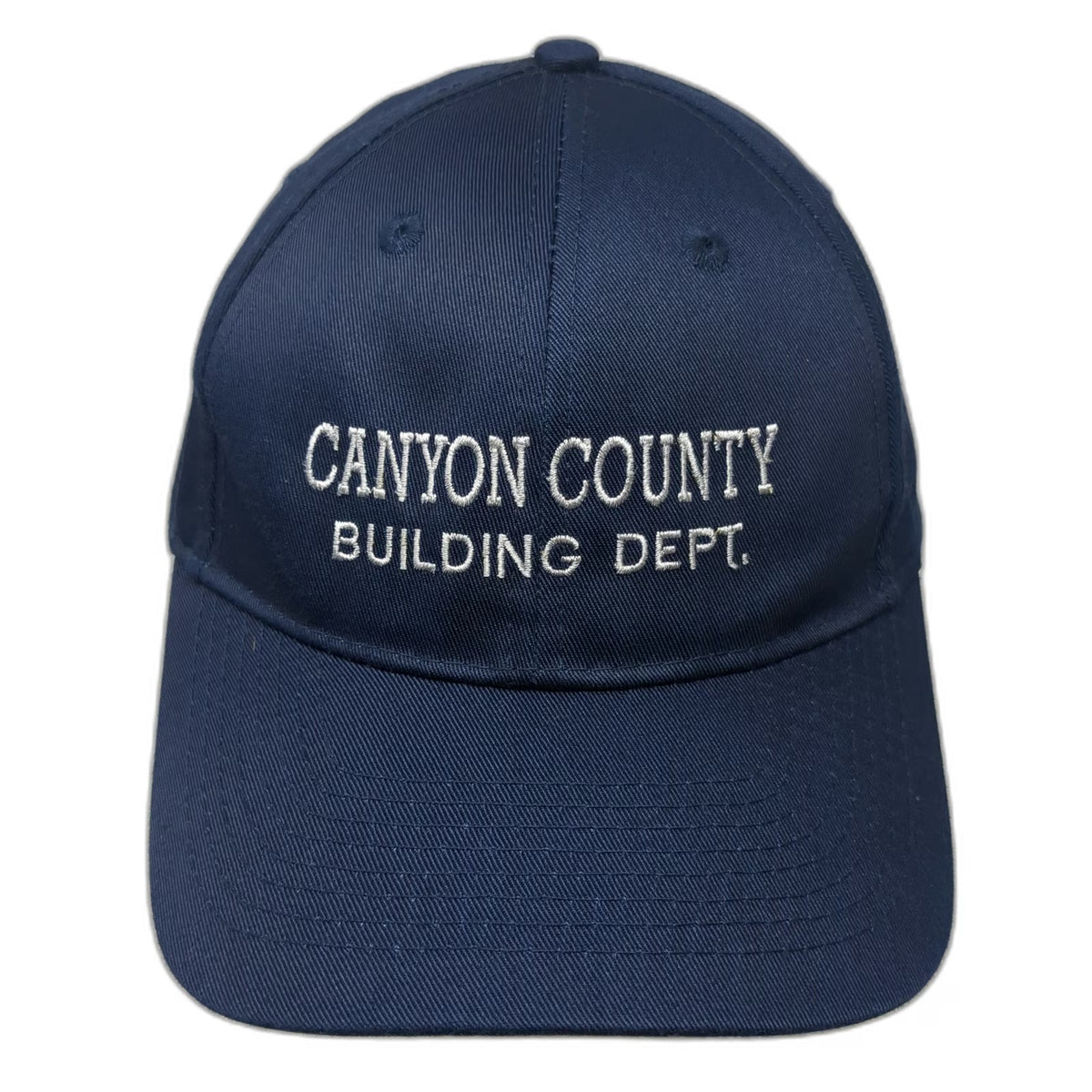 Port Authority Baseball Cap Blue One Size Canyon County Building Dept Crew Hat