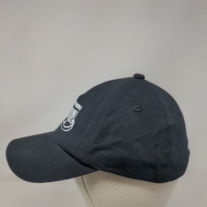 Riviera Maya Mexico Slideback Hat Black One Size Embroidered 6 Panel