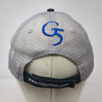 G5 Headwear Baseball Cap Black One Size Prime Archery Mesh Back Strapback Hat