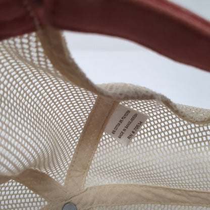 Orvis Fishing Tackle Strapback Mesh Back Trucker Hat Red One Size