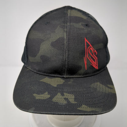 Richardson Snapback 112 Trucker Hat Camouflage One Size Adjustable Mesh Back
