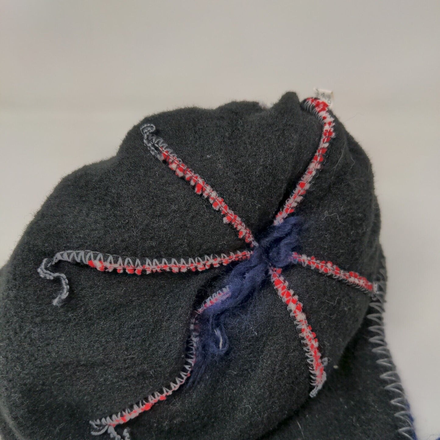 Armycrew USA Flag Beanie Hat Multicolor OS Ear Flap Pom Pom Patriotic Braided