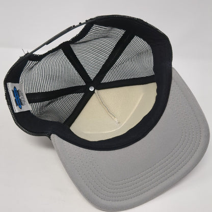 Big X Snapback Mesh Back Trucker Hat Gray One Size Adjustable Floral Logo