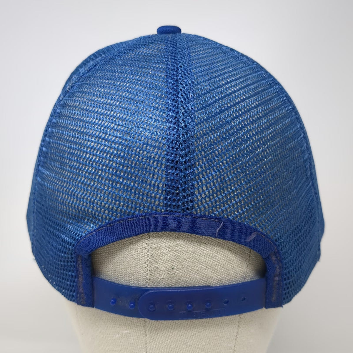 Kap.II Trucker Hat Blue One Size Paraclipse Satellite TV System Mesh Snapback