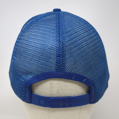 Kap.II Trucker Hat Blue One Size Paraclipse Satellite TV System Mesh Snapback