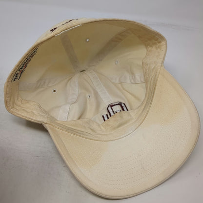 Oklahoma Sooners NCAA Twins Enterprise Cap Beige L Fitted OU Logo Script Cotton