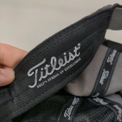 Titleist Strapback Hat Gray One Size Embroidered Adjustable 6 Panel