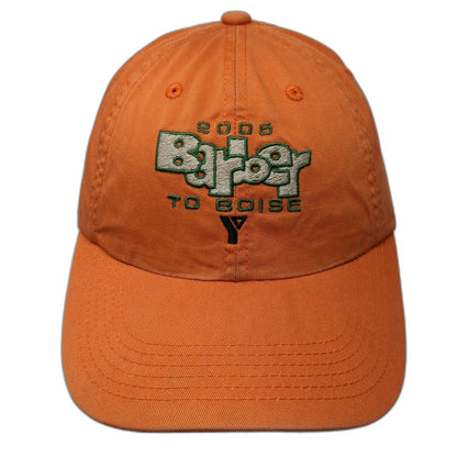 Port Authority Baseball Cap Orange One Size 2005 Barber to Boise YMCA Run Hat