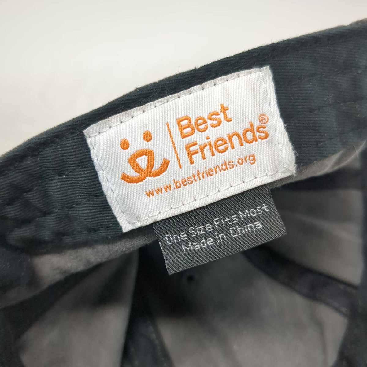 Best Friends Animal Society Gray Baseball Cap One Size Acid Wash Cotton Hat