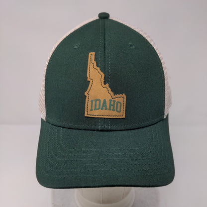Idaho Moscow Snapback Trucker Hat Green OSFA Adjustable Mesh Top of The World