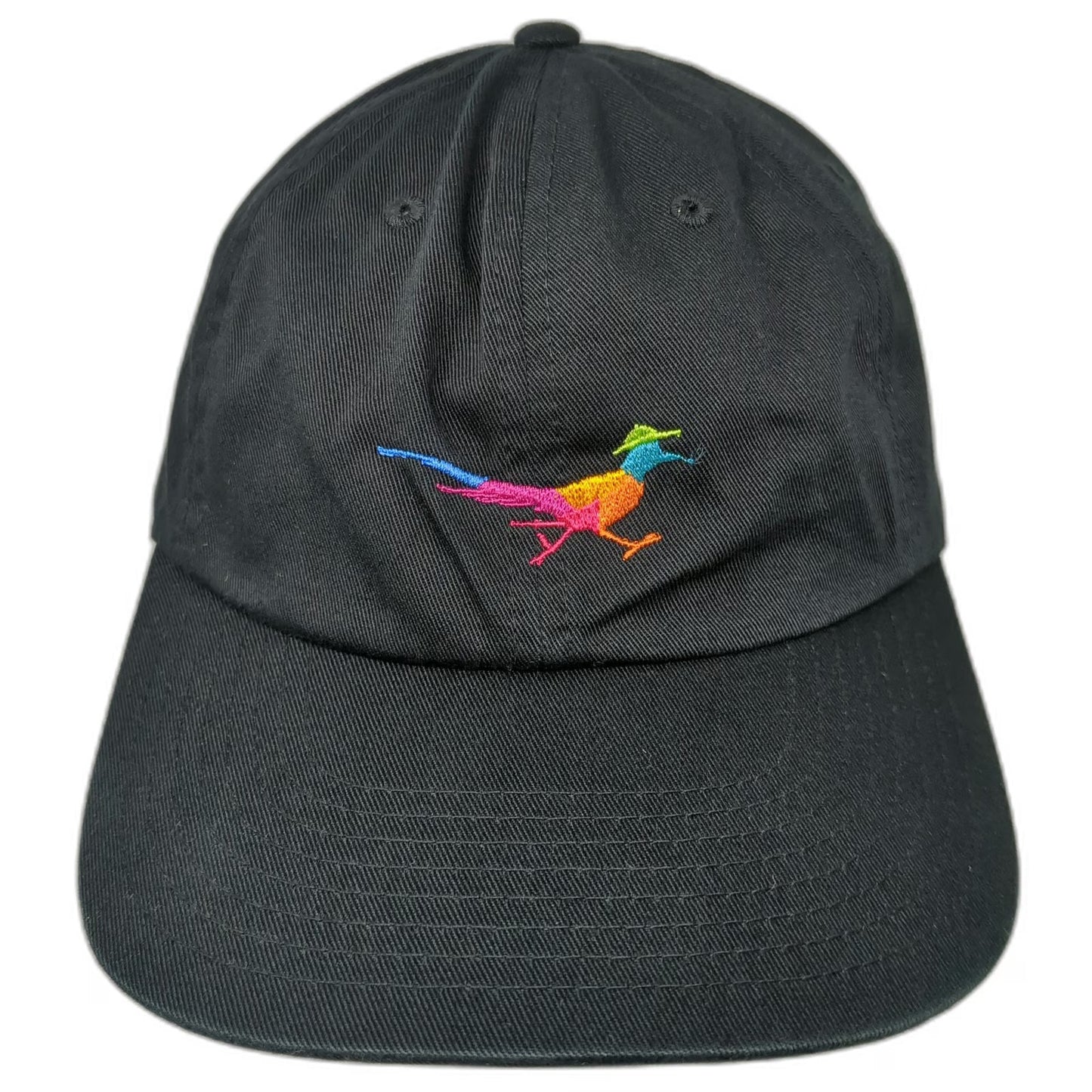 Richardson Baseball Cap Black One Size Multicolor Roadrunner Slideback Hat