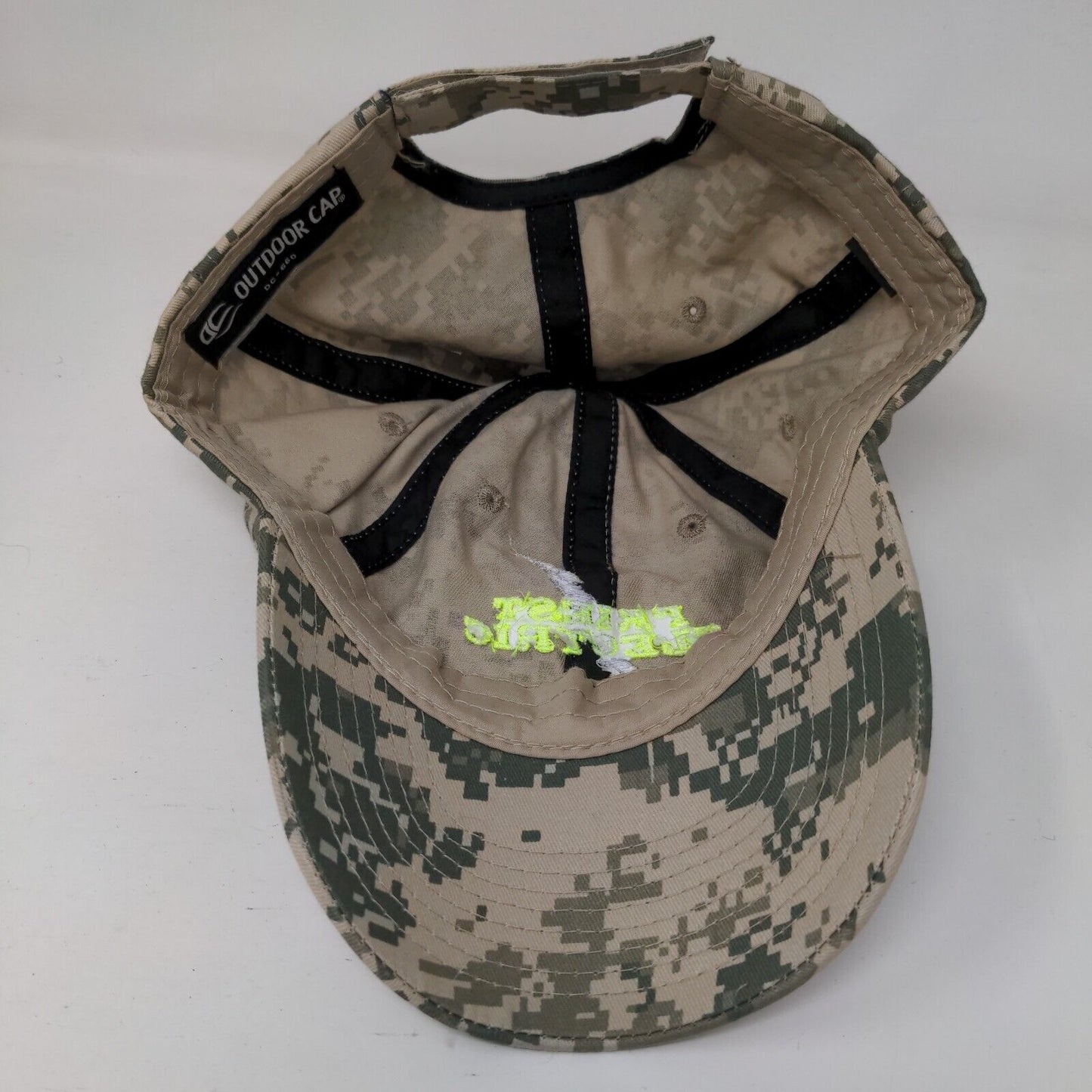 Priest Electric Strapback Hat Camouflage One Size Adjustable 6 Panel Outdoor Cap