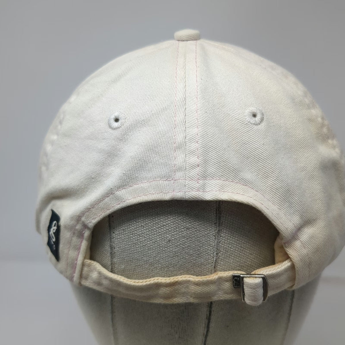 Kansas Jayhawks NCAA Gear For Sports Cap Hat White One Size Slideback Embroidery