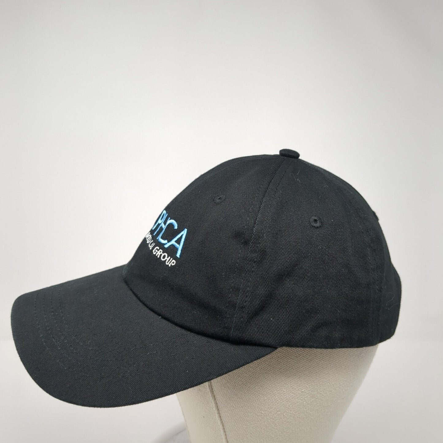 PHCA Medical Group Slideback Baseball Cap Black One Size Adjustable Embroidered