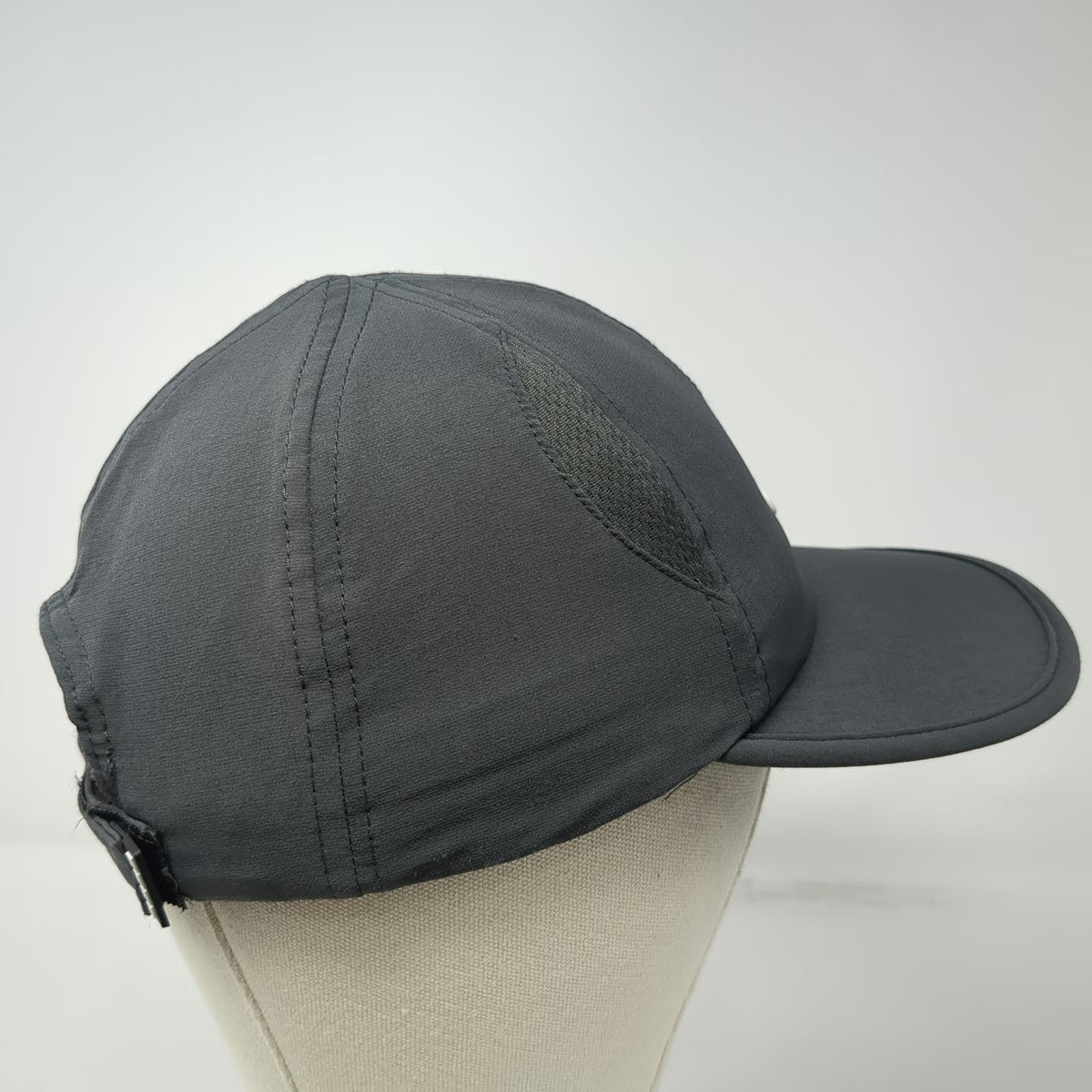 Capelli Sport Baseball Cap Gray One Size Mesh Side Panels Performance Hat