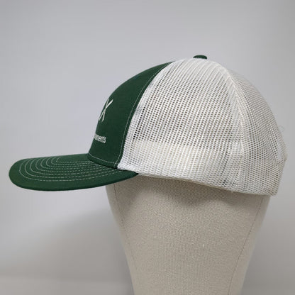 Richardson Trucker Hat Green One Size Snapback Spur X Ranch Improvements Mesh