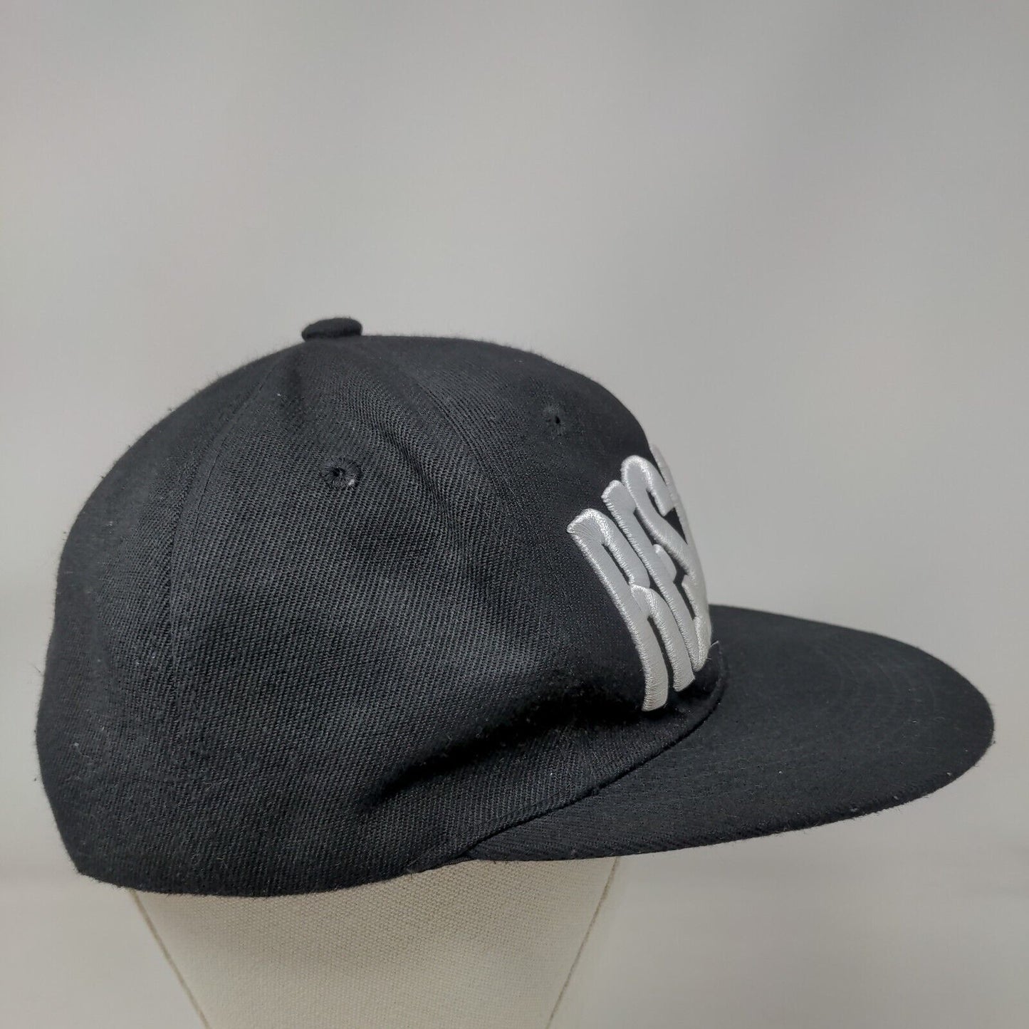 Respect Snapback Hat Black OSFA Adjustable Embroidered New League 6 Panel