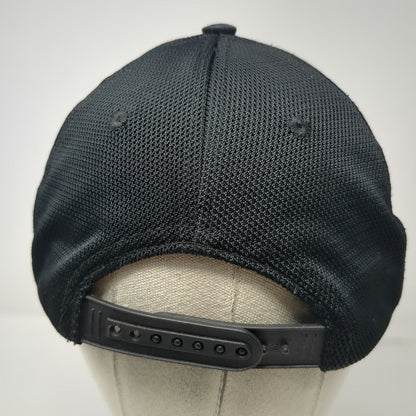 GOEX Trucker Hat Black OSFM How Great Is Our God Mountain Embroidered Snapback