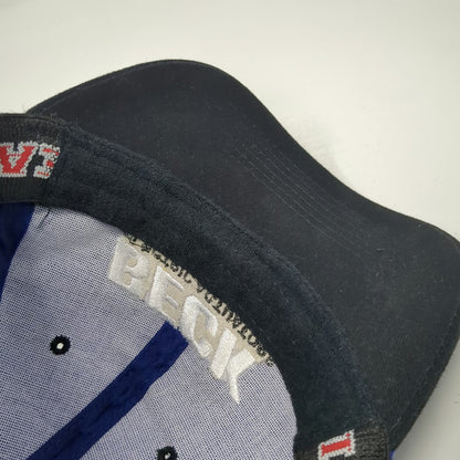 Beck Electric Actuators American Flag Blue Baseball Hat Size L Fitted Stretch