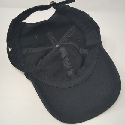Crumbl Slideback Hat Black One Size Solid Adjustable Spell Out 6 Panel