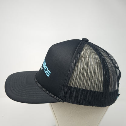 Dutch Bros Estd 1992 Trucker Hat Black One Size Adjustable Mesh Back Rope