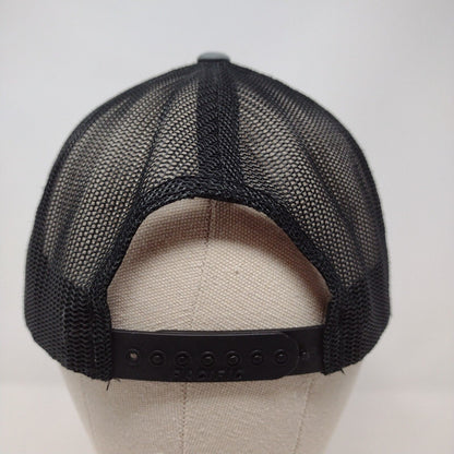 EB Snapback Mesh Back Trucker Hat Gray OSFA Embroidered Pacific Headwear