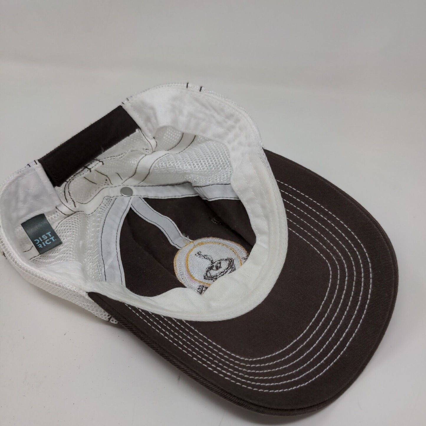 District Women's Strapback Mesh Back Hat Brown White My Sugar Pie Embroidered